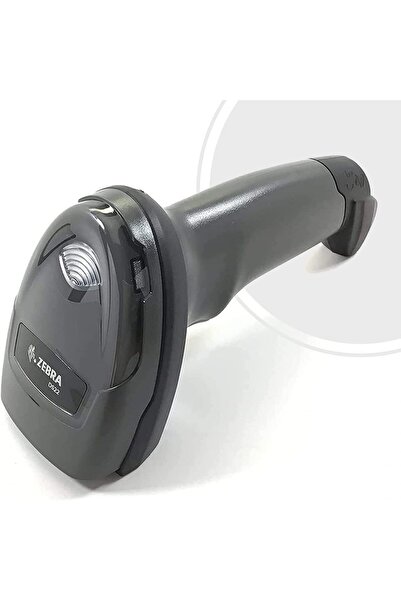 Zebra Technologies Zebra DS2208-USB مع حامل - ماسح باركود USB أحادي وثنائي الأبعاد