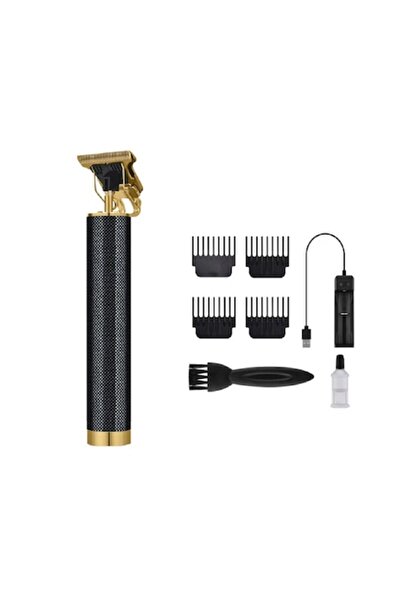 Vintage Masina Profesionala de Tuns Barba Si Contur, Marimi Reglabile, Lama Inox, Negru