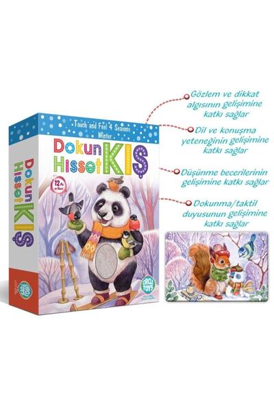Lunitoys Dokun Hisset Kış Oyuncak - Touch And Feel Seasons Winter Hayvan Tanı...