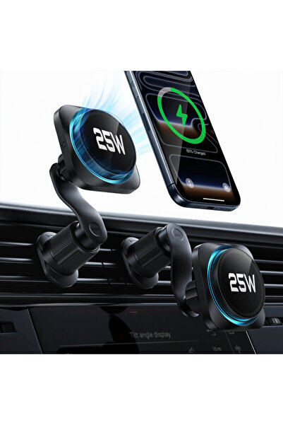 ESR Suport magnetic pentru telefon auto, universal OmniLock, negru