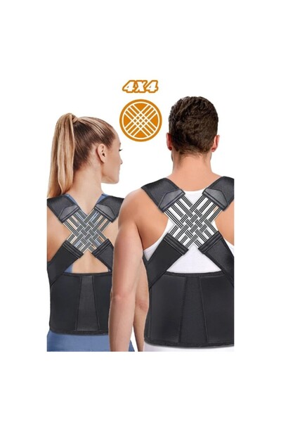 STLIFE Kamburluk Önleyici Sırt Desteği Dik Duruş Korsesi Ayarlanabilir Kemer ...