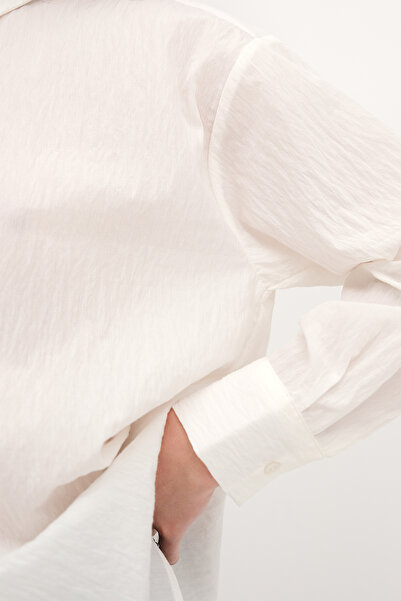 Addax Uzun Kollu Çizgili Gömlek G8404