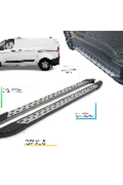 TUNAX OTO CUSTOM PANEL VAN KISA ŞASE NOKTALI YAN BASAMAK 2012 2013 2014 2015 ...