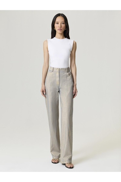 Nocturne Metalik Yıkamalı Pantolon