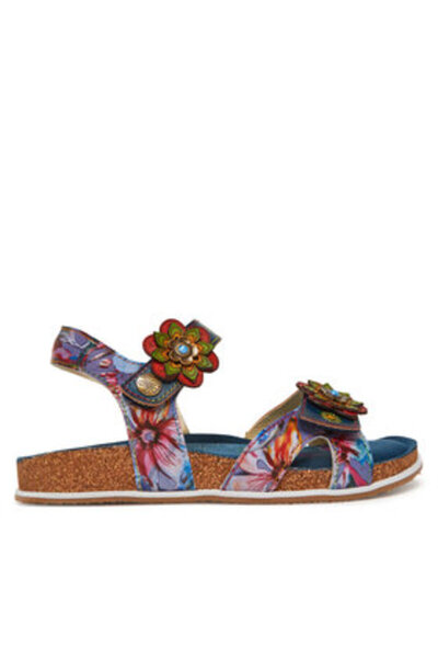 LAURA VITA Γυναικεία Σανδάλια μπλε LAURA VITA-BRCYANO 12 ΤΖΙΝ