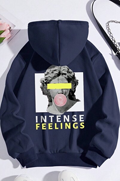 trendypassion سويت شيرت بطباعة جمالية للجنسين