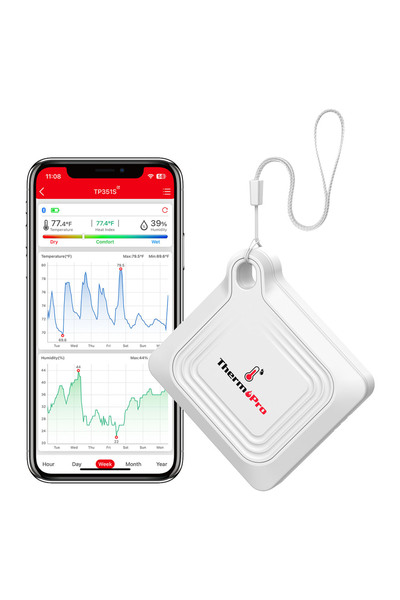 ThermoPro TP351 Telefon Kontröllü 79m Menzilli Indoor Termometre