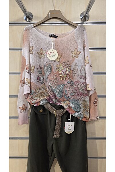 Park Moda Mercerized Blouse Mixed Floral Pattern