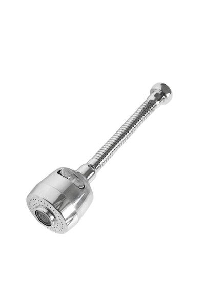 Naimeed Prelungitor flexibil pentru robinet 360° cu 2 moduri de pulverizare, D4414, argintiu