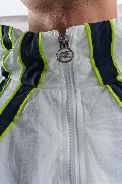 go gang own Hoodrealm Парашутна тканина на блискавці Вінтажна вітровка