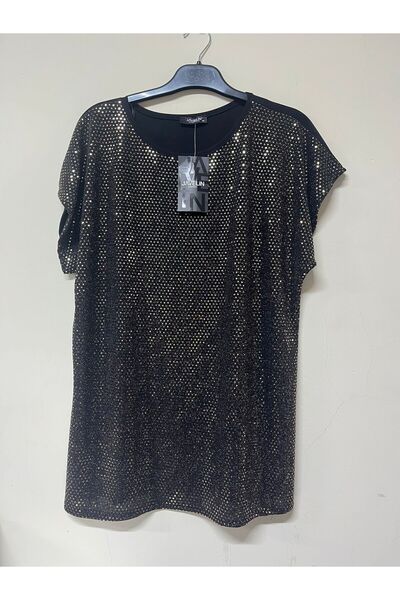 Javelin Collection Sequin Front Evening Dress Bluz