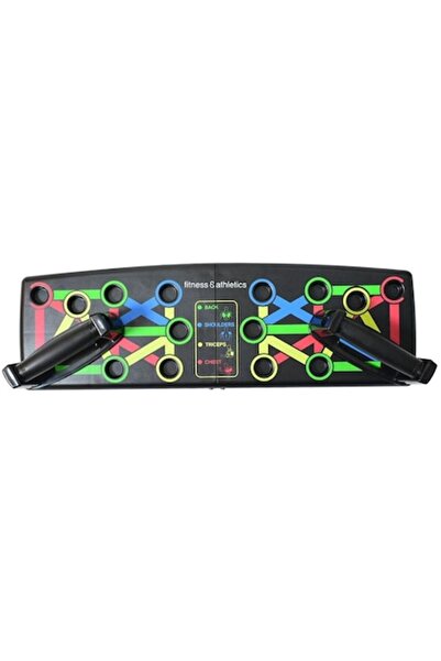 Dms Professional Push-Up Board with Handles, Multicolor