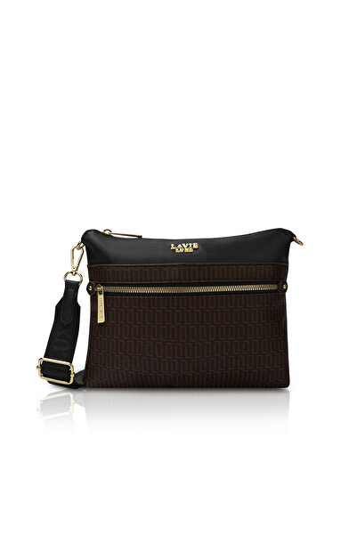 Lavie Luxe شورت Mono Quick25 نسائي بسحاب علوي (أسود/شوكولاتة)