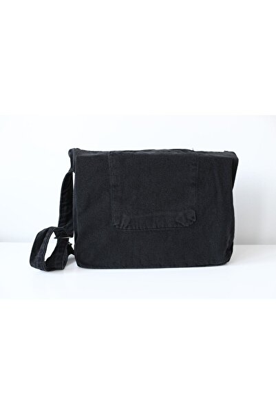 DEEFWEAR Printed Vintage Unisex Denim Messenger Bag