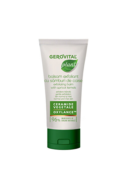 GEROVITAL Exfoliant cu samburi de caise PLANT, 100 ml