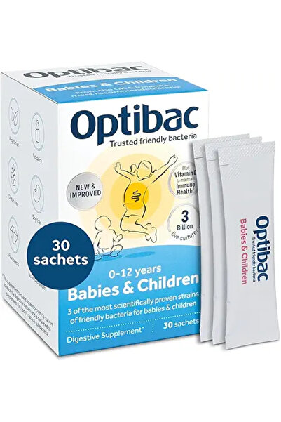 OPTIBAC بروبيوتيك للأطفال والرضع - 30 قرصًا