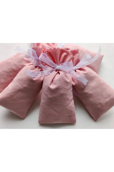 Unbranded/Generic Set of 5 Scented Sachets with Lavandin - Delicate Pink Pattern