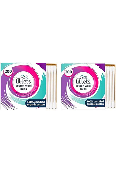 Lil-Lets 200 قطعة من أعواد القطن 92125