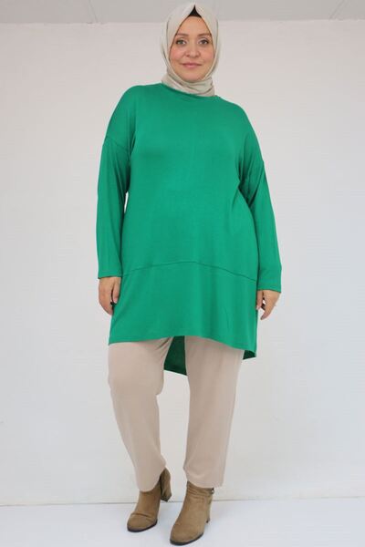 Eslina 58105 Plus Size Strawberry Tunic with Cross Detail on the Back - Beneton