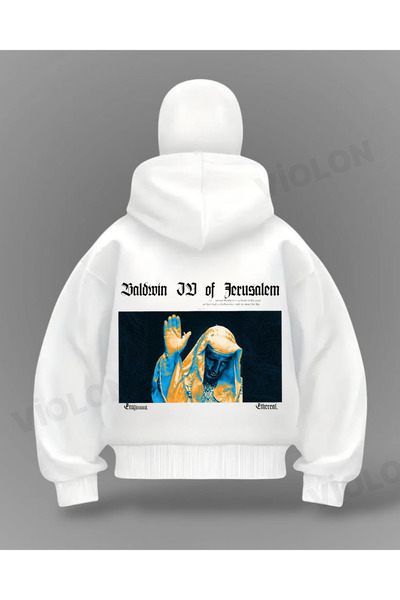 Bravebell سترة كينج بالدوين ديتيل كاملة التغطية كبيرة الحجم