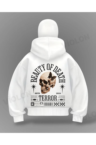 Violon Beauty of death Λεπτομέρεια Πλήρης Μάσκα oversized Ζακέτα