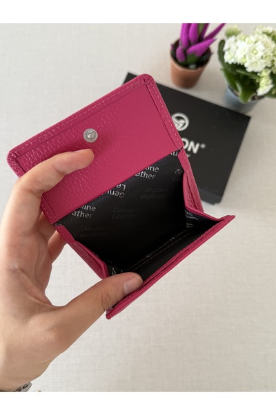 DERKON Genuine Leather Juno Model Women's Wallet in a Size That Will Fit in Any Bag