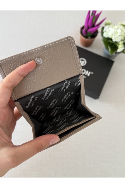 DERKON Γυναικείο πορτοφόλι Juno από γνήσιο δέρμα, μέγεθος που χωράει σε κάθε τσάντα