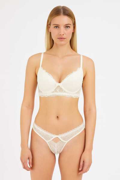 STORMED Women's Lace Bralette Unpadded Bra Set 571-1