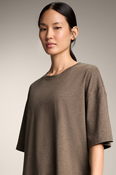 Oysho Short sleeve cotton blend T-shirt
