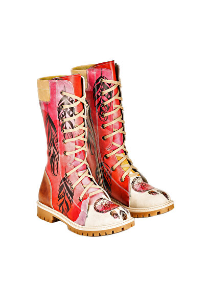 Streetfly Cizme lungi pentru femei cu fermoar colorat