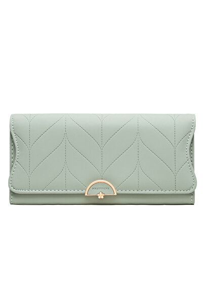 Tessero Women's wallet made of eco-leather, multiple compartments, flower-shaped model, closure with