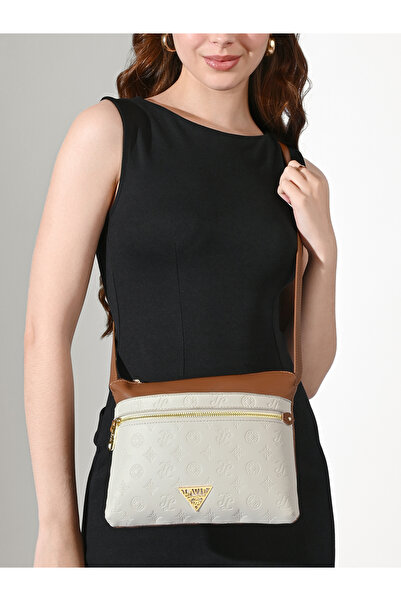 LAVIE SIGNATURE Women's Galax Colourblock Slingbag (White)