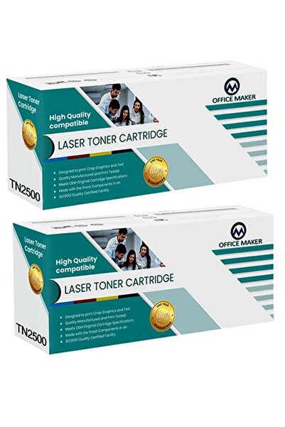 Office Maker TN-2500 Toner Cartridge Compatible for Brother DCP-L2640DW MFC-L...