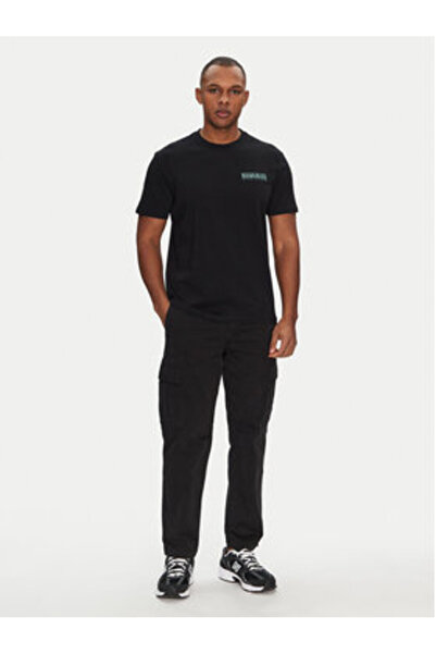 Napapijri Ανδρικό T-Shirt μαύρο NAPAPIJRI-NP0A4ILX9411 S-VIGNONI BACK SS BLAC...