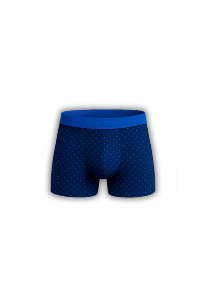 Mercan Patterned Lycra Cotton Printed Men's Boxer - Coser