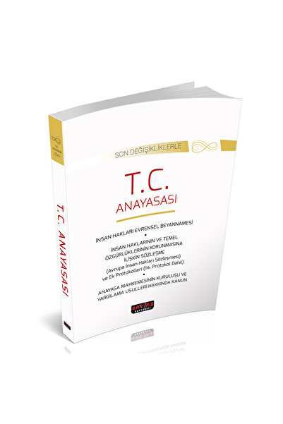 Savaş Yayınevi T.C. Anayasası Son Değişikliklerle - Savaş Yayınları Ekim 2025