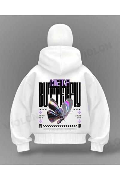 Bravebell كارديجان كبير الحجم بتفاصيل الفراشة وقناع كامل للوجه