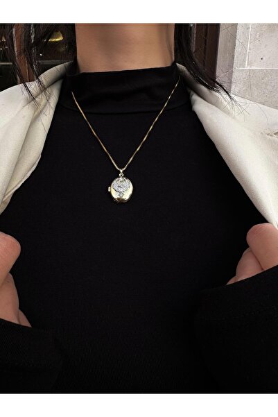 Kius Alya Anka Kuşu Kapaklı Kolye