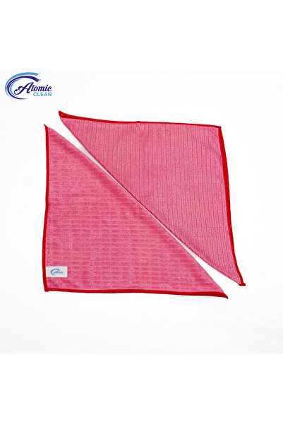 Atomic Clean Lavetă profesională din microfibră MW-006 Roz 2bucăți /pachet