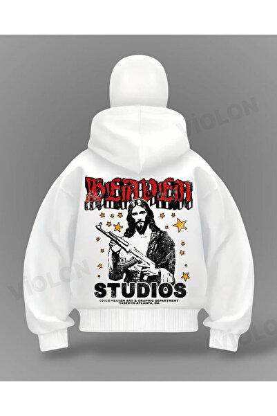 Violon ستوديوهات ميسي ديتيل - كارديجان كبير الحجم بتصميم قناع كامل