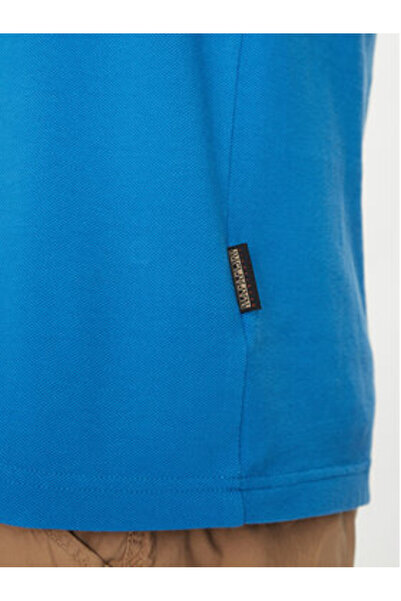 Napapijri Ανδρικό Polo μπλε NAPAPIJRI-NP0A4ID4B2W1 E-ZERI SS FRENCH BLUE B2W