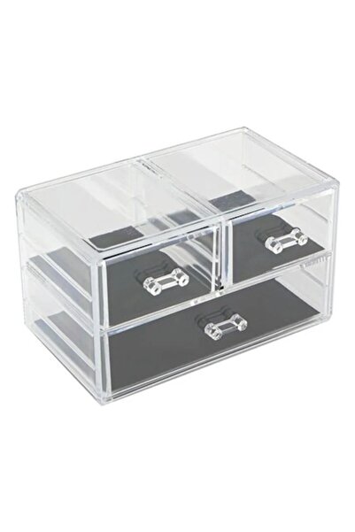 ANTBRO Suport acrilic transparent Antbro® cu 3 compartimente, 23,5x13,5x14cm