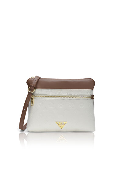LAVIE SIGNATURE Women's Galax Colourblock Slingbag (White)