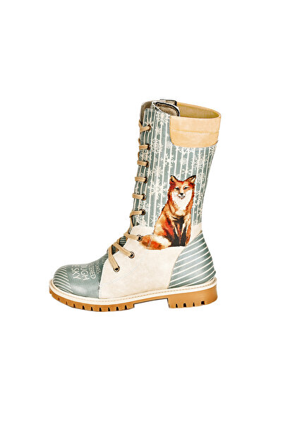 Streetfly Cizme lungi pentru femei cu fermoar colorat