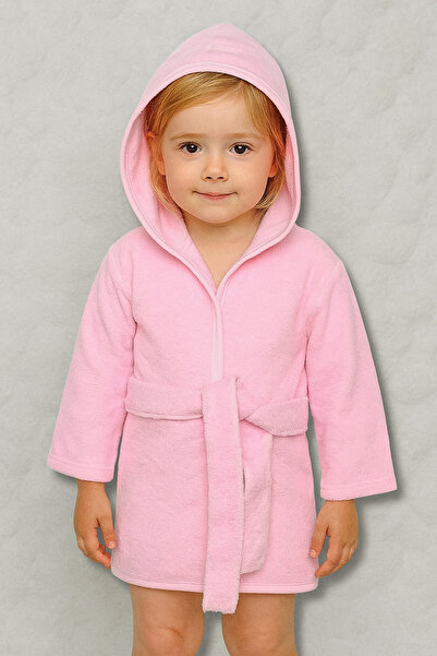 minitrends Girl's 100% Cotton Towel Bathrobe