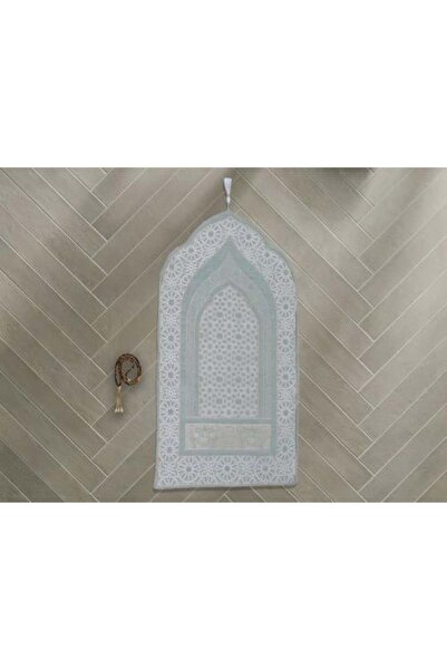 Dcv Lightweight Chanel Prayer Rug Mehrab - Gray 63×120 cm