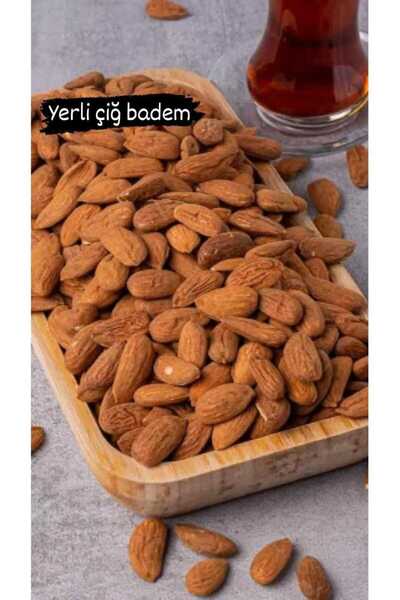 FISTIKÇIMM 1 kg çiğ badem kutu de yeni mahsur