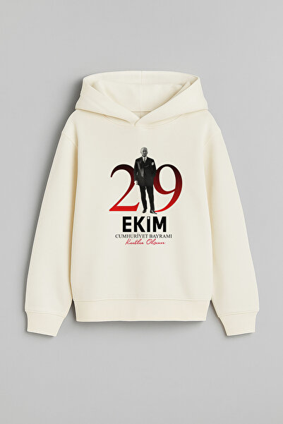 MODA 29 أكتوبر، يوم الجمهورية، هوديي مطبوع عليه صورة أتاتورك، سترة رياضية للأ...