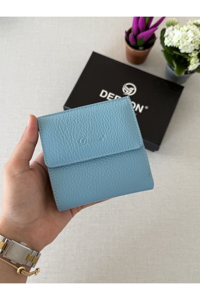 DERKON Genuine Leather Juno Model Women's Wallet in a Size That Will Fit in Any Bag