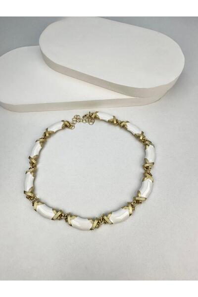 Kius Special Series White Gold Detailed Necklace